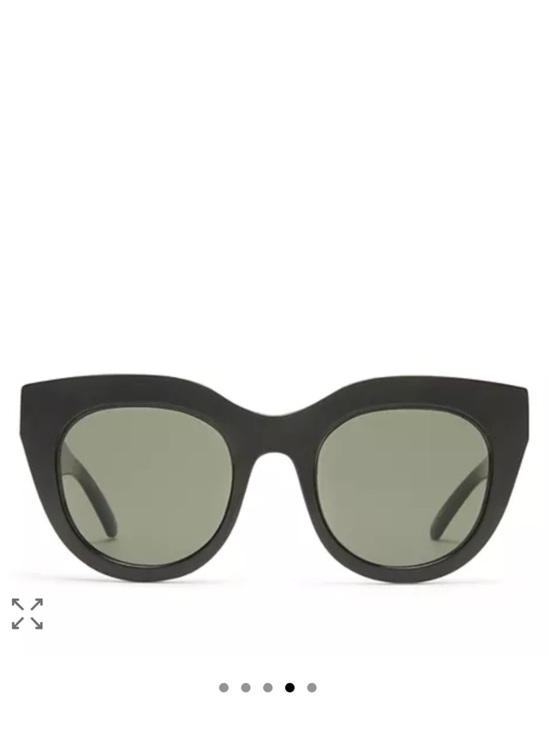 Le Specs Air Heart Cat Eye Sunglasses 51mm Black oversized Revolve main image 9